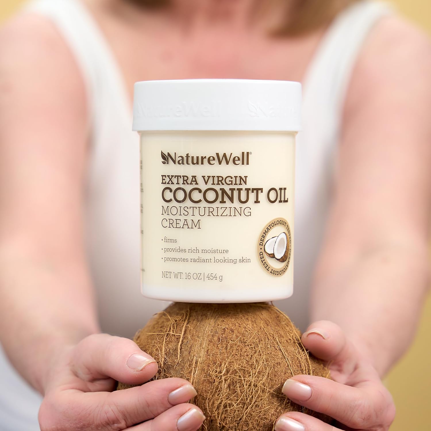 Naturewell Extra Virgin Coconut Oil Moisturizing Cream